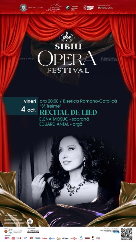 afis poster Sibiu Opera Festival 2024 eduard iosif antal organist